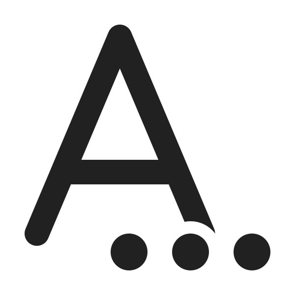 Ic Fluent Text More 24 Filled