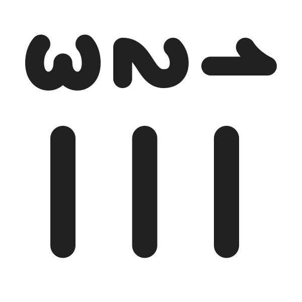 Ic Fluent Text Number List Ltr 90 24 Filled