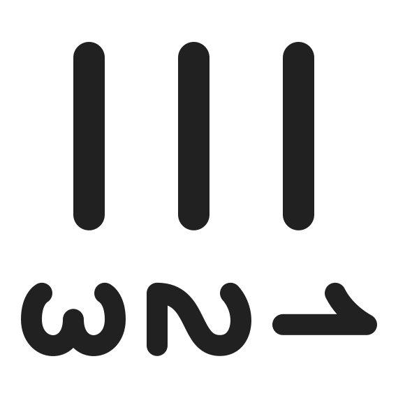 Ic Fluent Text Number List Rotate 90 20 Filled