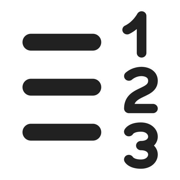 Ic Fluent Text Number List Rtl 16 Filled