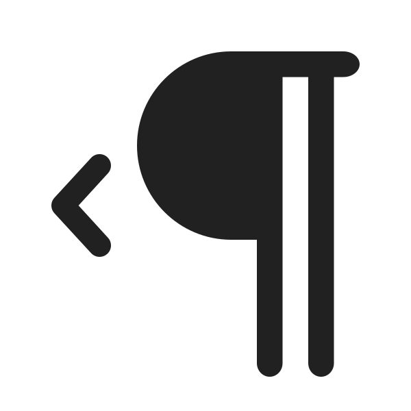 Ic Fluent Text Paragraph Direction Left 24 Filled
