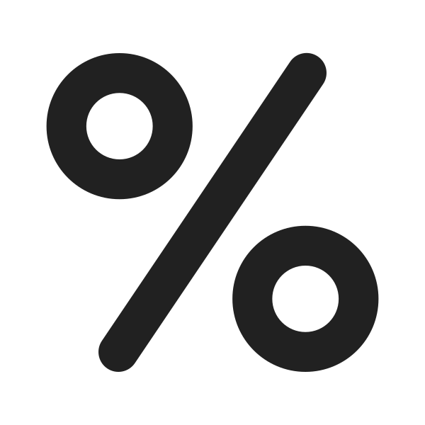 Ic Fluent Text Percent 16 Filled