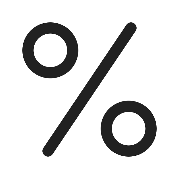Ic Fluent Text Percent 16 Regular