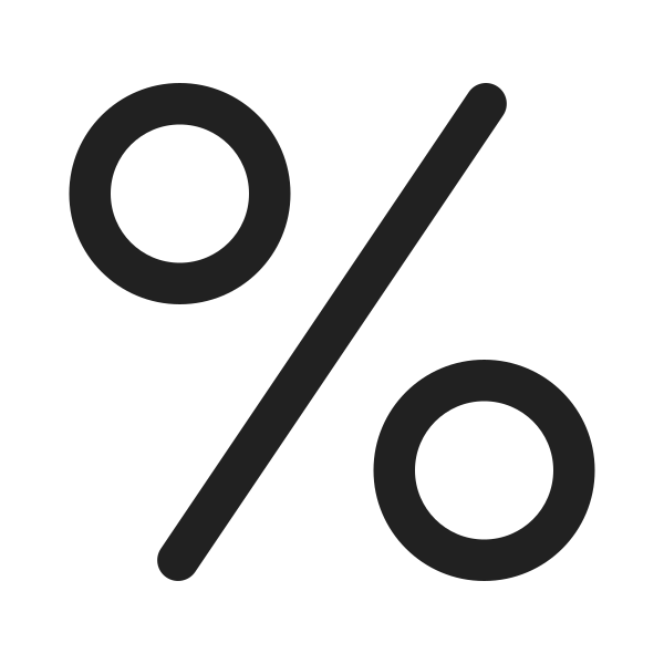 Ic Fluent Text Percent 24 Regular