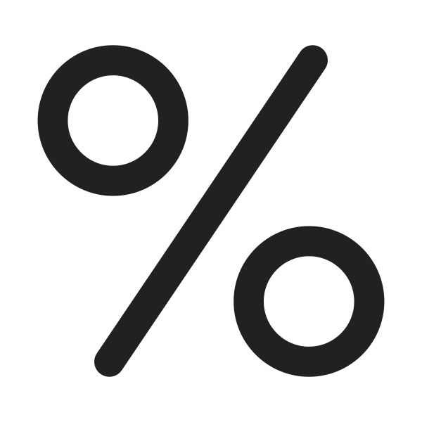 Ic Fluent Text Percent 28 Filled