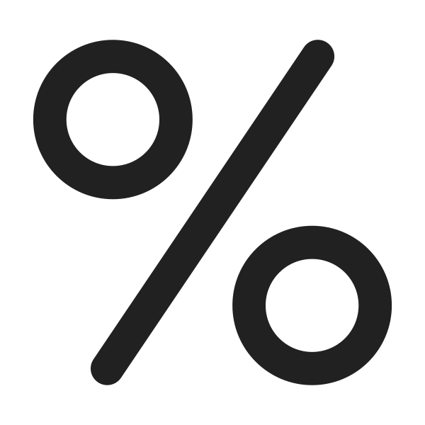 Ic Fluent Text Percent 32 Filled