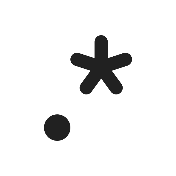 Ic Fluent Text Period Asterisk 20 Filled