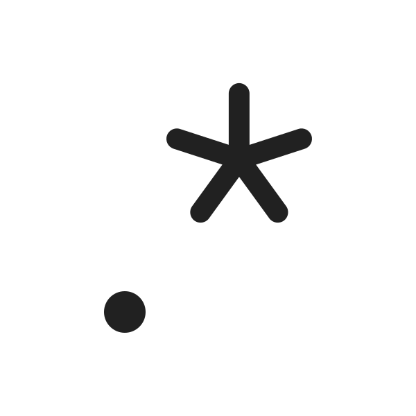 Ic Fluent Text Period Asterisk 20 Regular