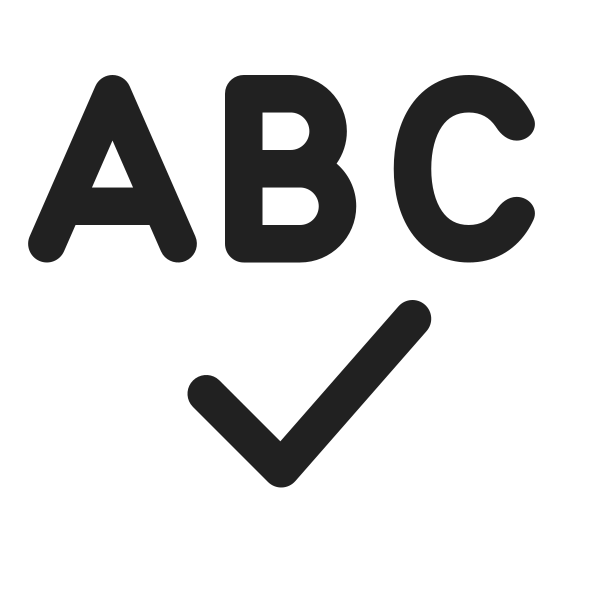 Ic Fluent Text Proofing Tools Abc 16 Regular