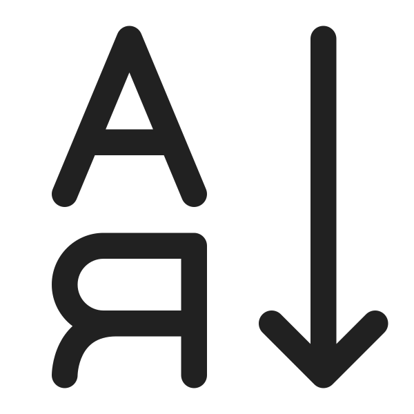 Ic Fluent Text Sort Ascending 16 Regular