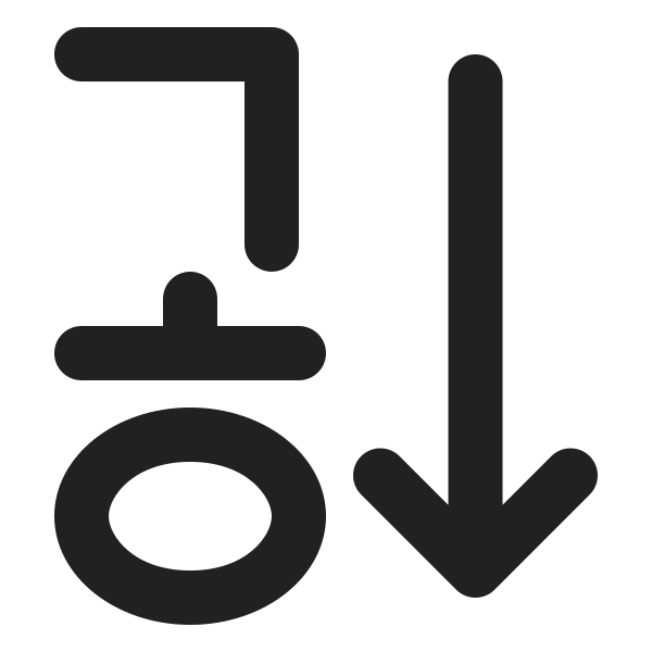 Ic Fluent Text Sort Ascending 24 Filled