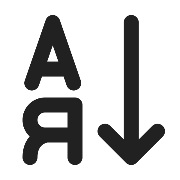 Ic Fluent Text Sort Ascending 24 Filled