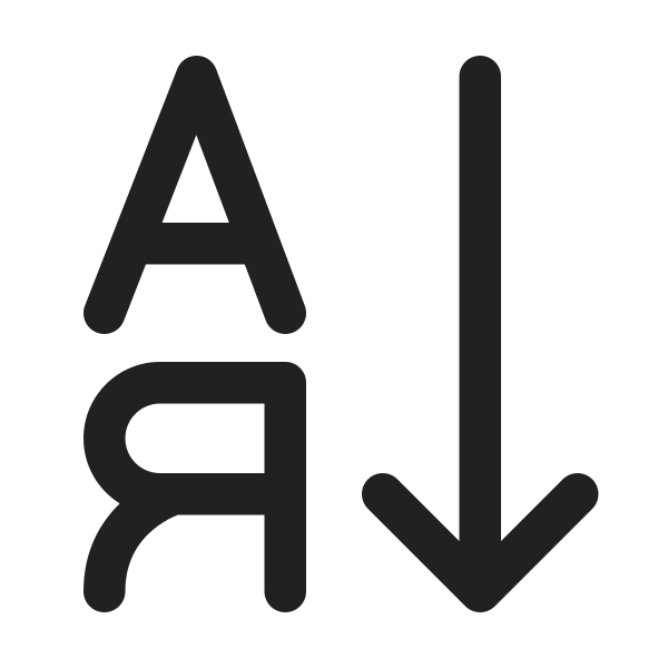 Ic Fluent Text Sort Ascending 24 Regular