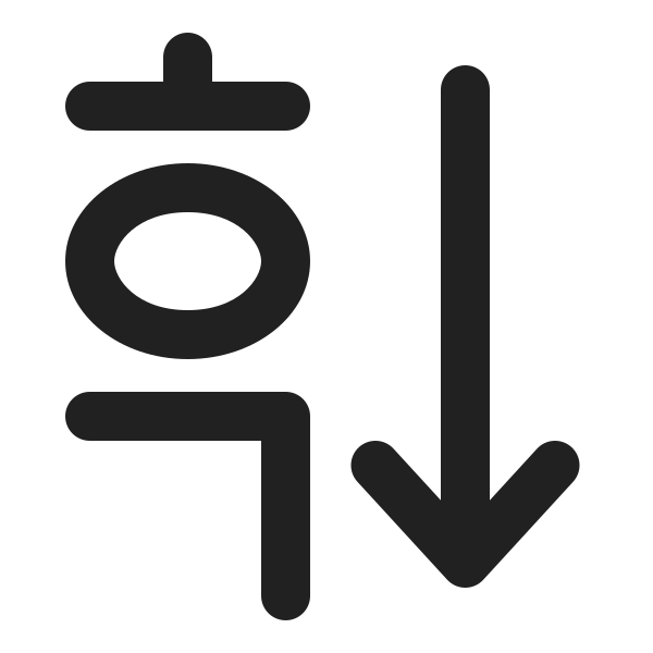 Ic Fluent Text Sort Descending 20 Filled