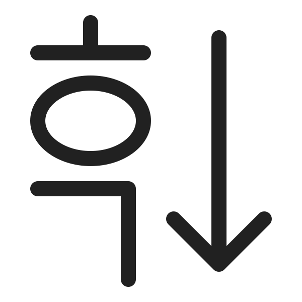 Ic Fluent Text Sort Descending 20 Regular
