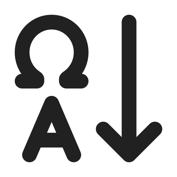 Ic Fluent Text Sort Descending 24 Filled