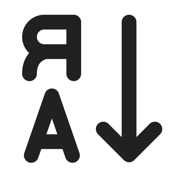 Ic Fluent Text Sort Descending 24 Filled