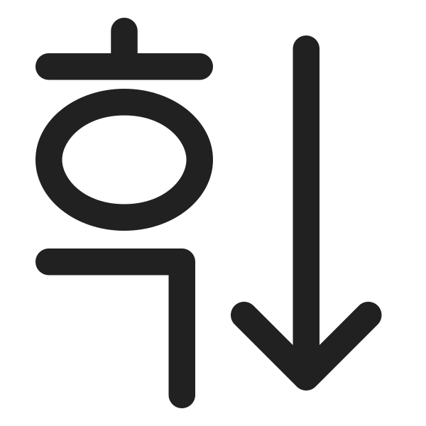 Ic Fluent Text Sort Descending 24 Regular