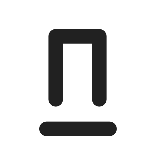 Ic Fluent Text Underline 16 Filled
