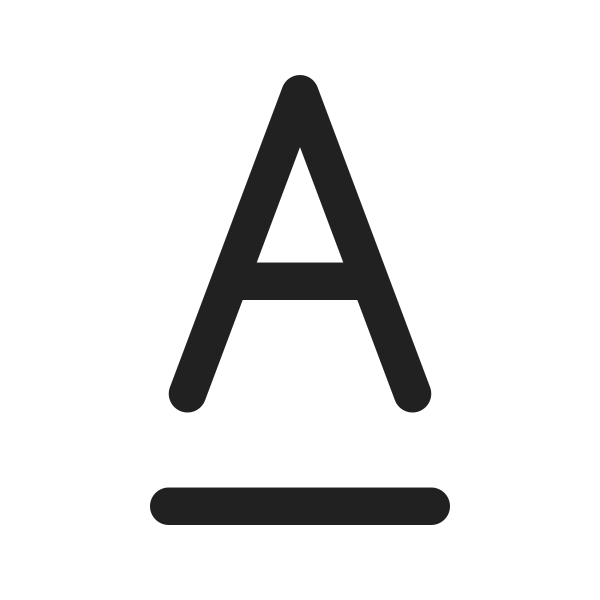 Ic Fluent Text Underline 16 Regular