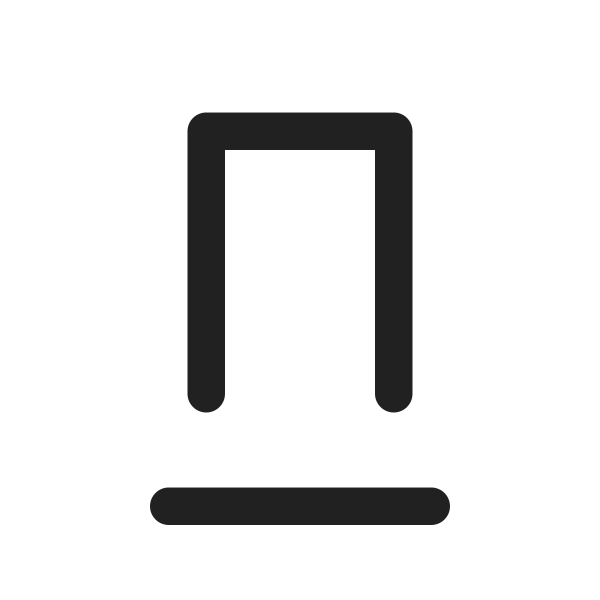 Ic Fluent Text Underline 16 Regular