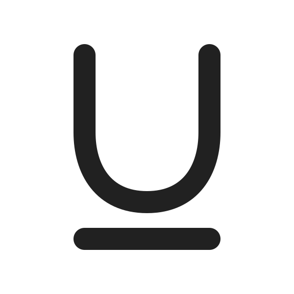 Ic Fluent Text Underline 20 Filled