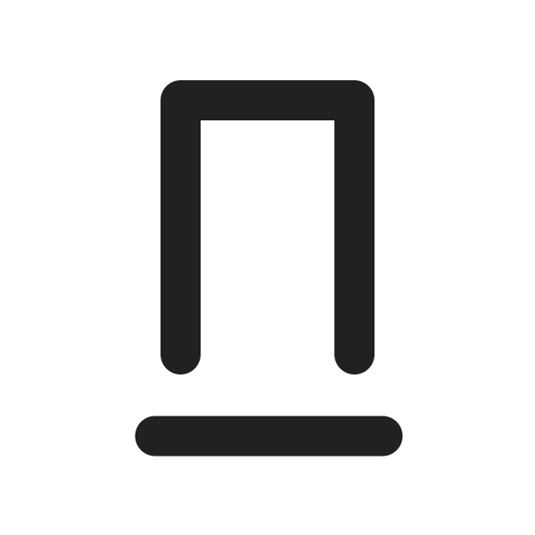 Ic Fluent Text Underline 20 Filled