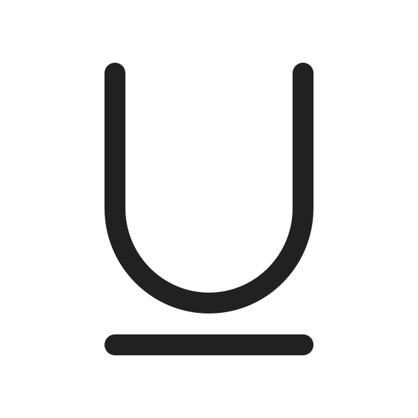 Ic Fluent Text Underline 20 Regular