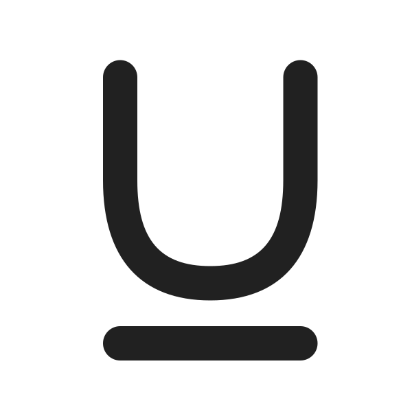 Ic Fluent Text Underline 24 Filled