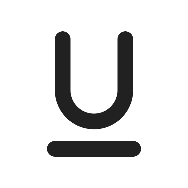 Ic Fluent Text Underline Character U 24 Filled