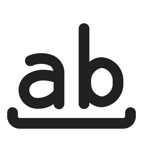 Ic Fluent Text Whole Word 20 Filled