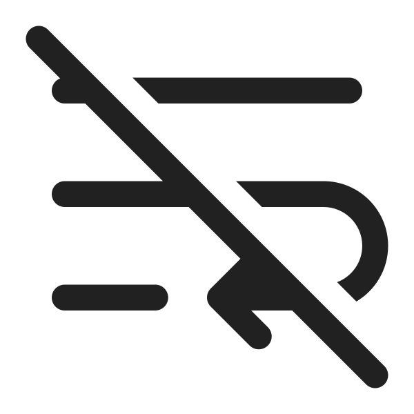 Ic Fluent Text Wrap Off 16 Regular