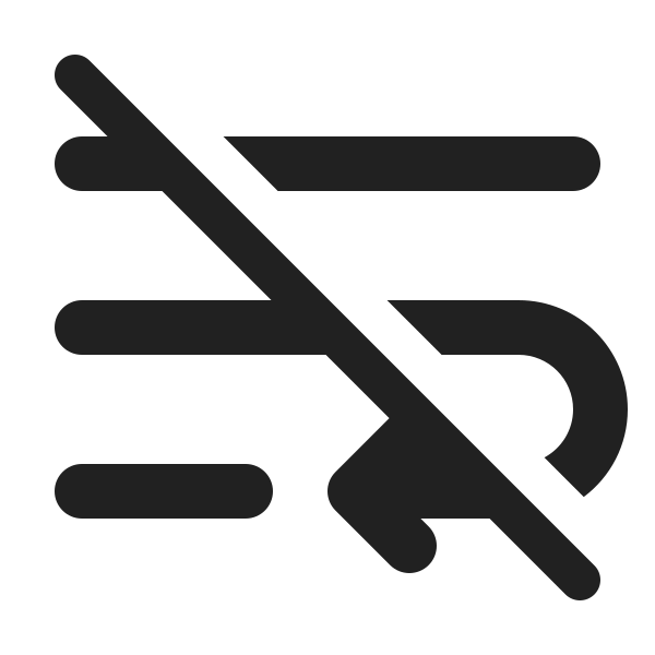 Ic Fluent Text Wrap Off 24 Filled