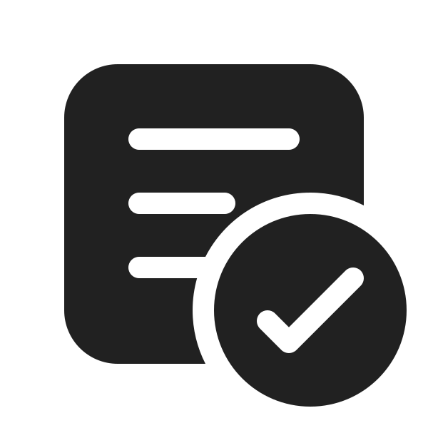 Ic Fluent Textbox Checkmark 20 Filled