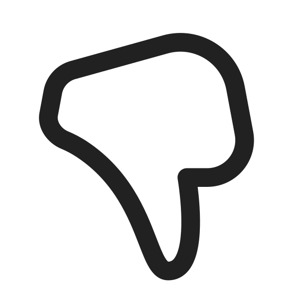Ic Fluent Thumb Dislike 16 Regular