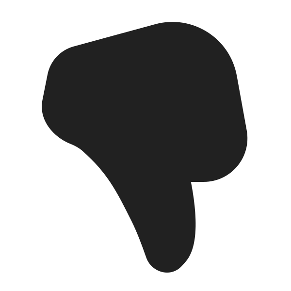 Ic Fluent Thumb Dislike 20 Filled