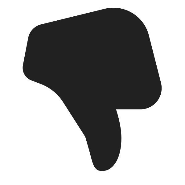 Ic Fluent Thumb Dislike 24 Filled