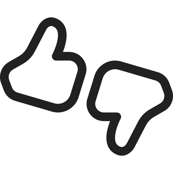 Ic Fluent Thumb Like Dislike 20 Regular