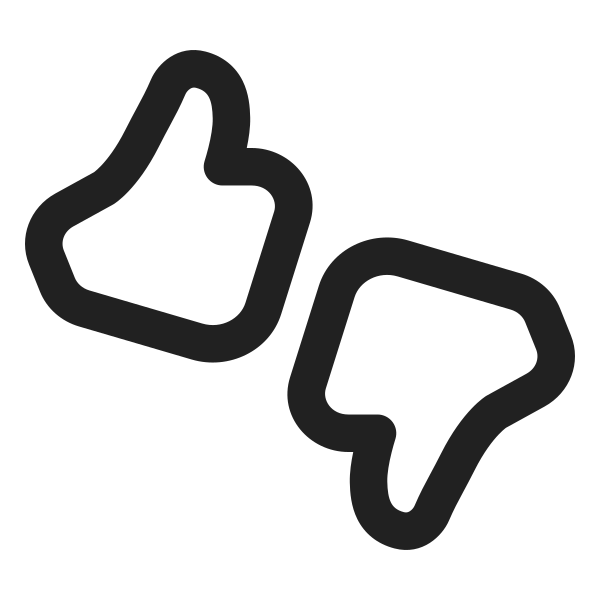 Ic Fluent Thumb Like Dislike 24 Regular