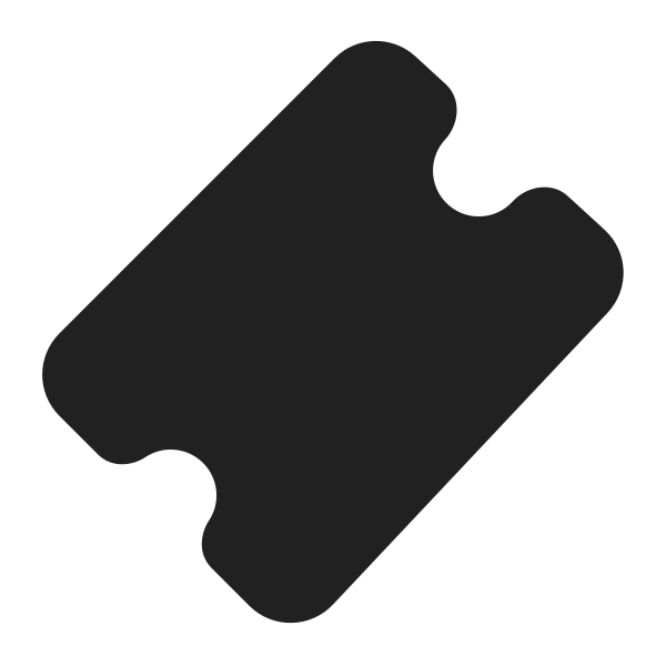Ic Fluent Ticket Diagonal 16 Filled