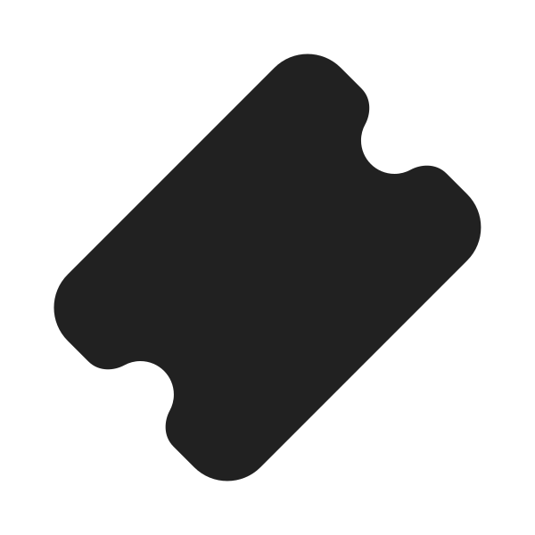 Ic Fluent Ticket Diagonal 20 Filled