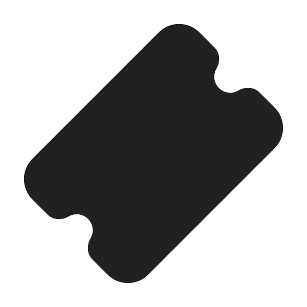 Ic Fluent Ticket Diagonal 24 Filled