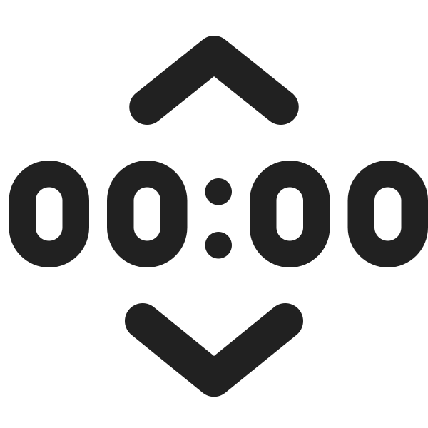 Ic Fluent Time Picker 24 Filled