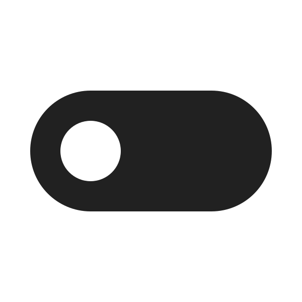 Ic Fluent Toggle Left 20 Filled