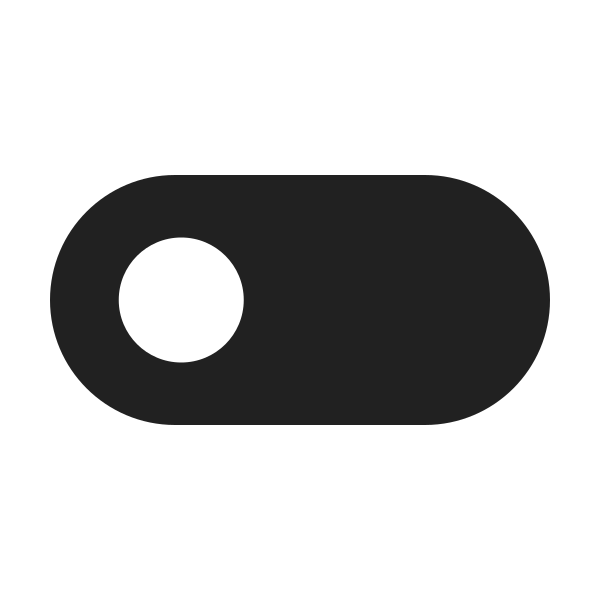 Ic Fluent Toggle Left 24 Filled