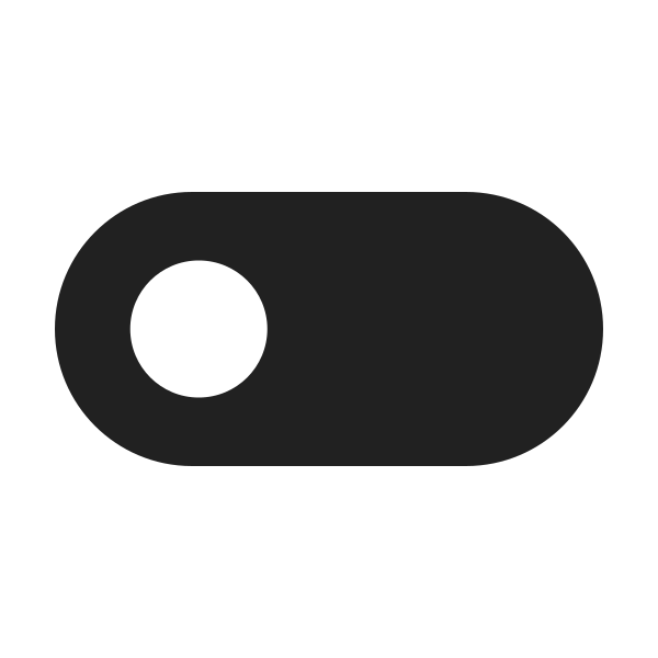 Ic Fluent Toggle Left 48 Filled