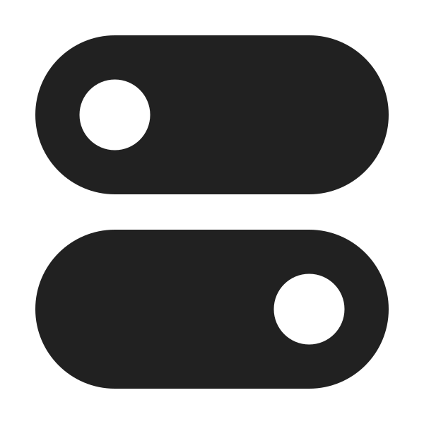 Ic Fluent Toggle Multiple 24 Filled