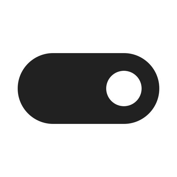 Ic Fluent Toggle Right 20 Filled