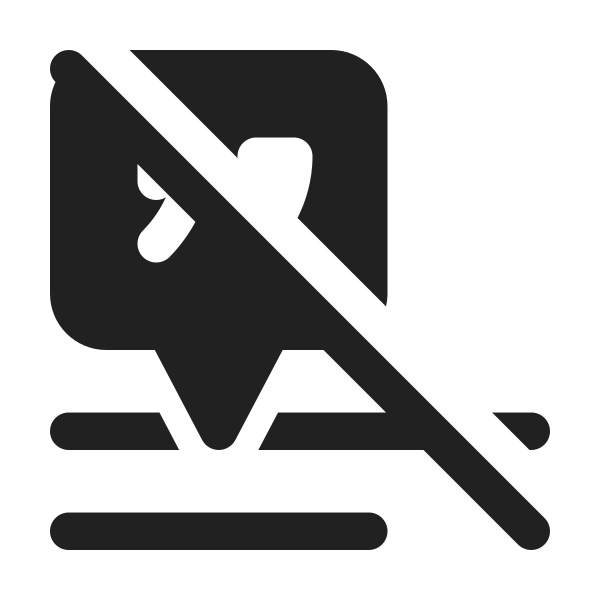 Ic Fluent Tooltip Quote Off 24 Filled