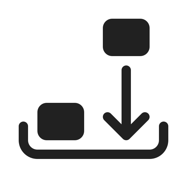 Ic Fluent Tray Item Add 20 Filled